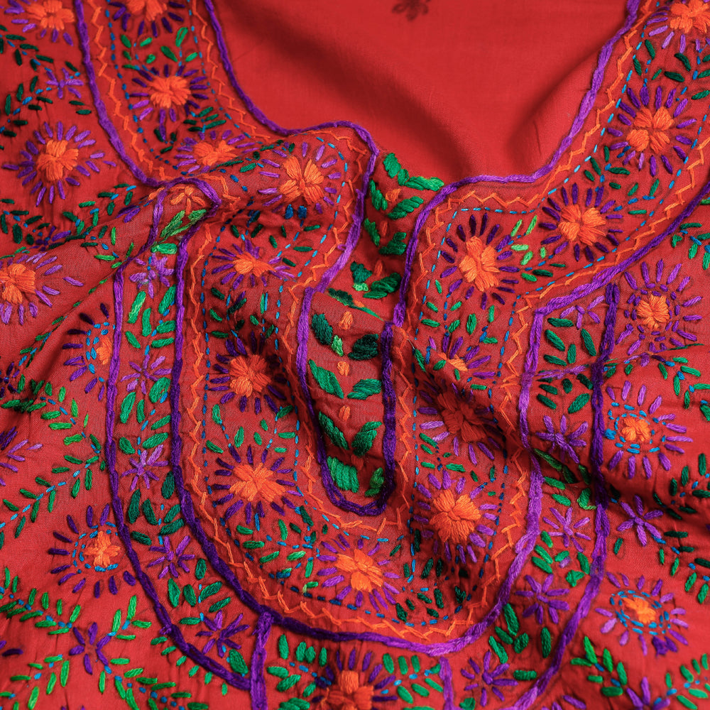 Buy Burgundy Embroidered Jacket Online - RI.Ritu Kumar International Store  View